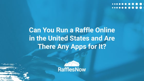 can you run a raffle online in the us